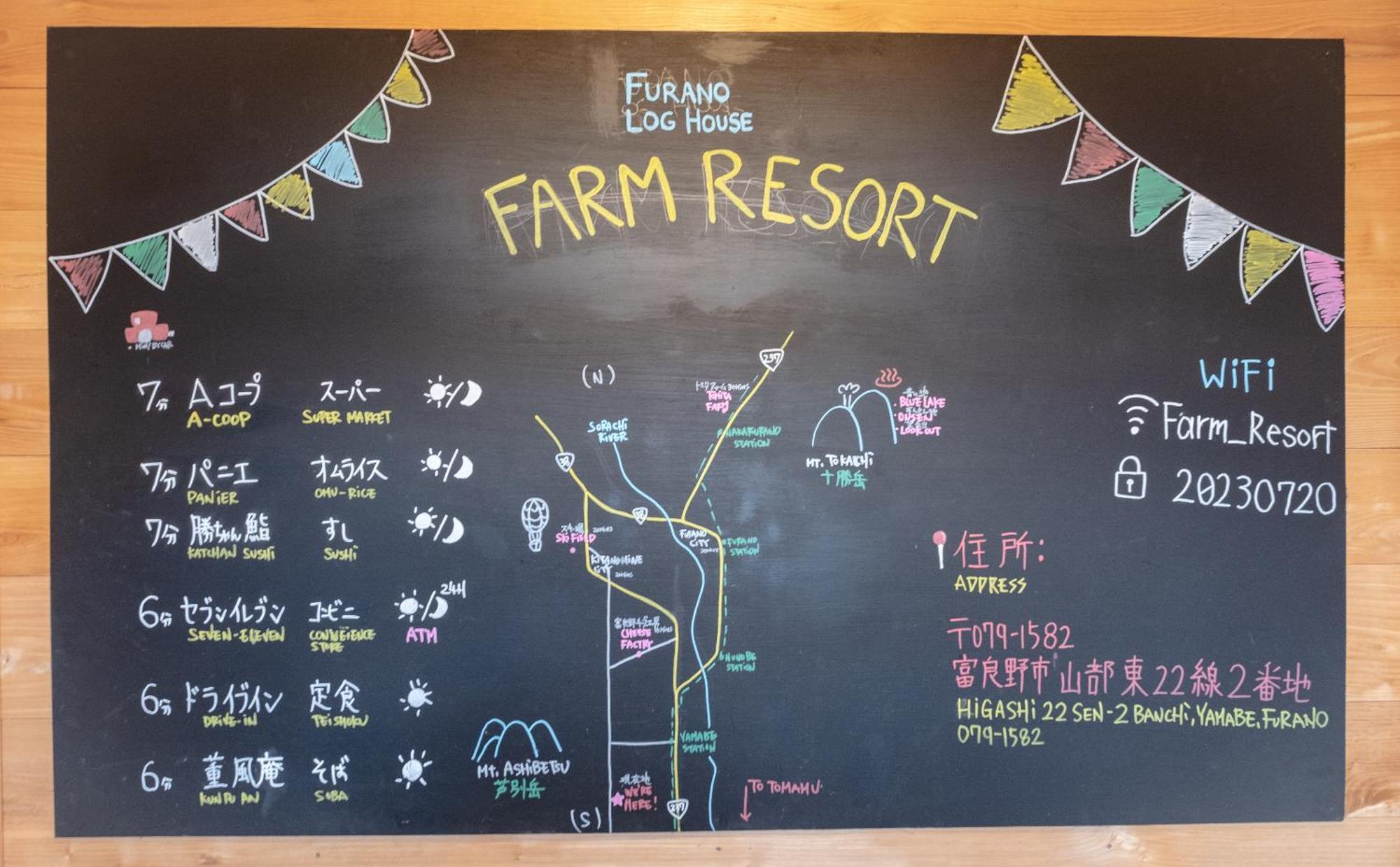 Furano Log House Farm Resort Екстер'єр фото